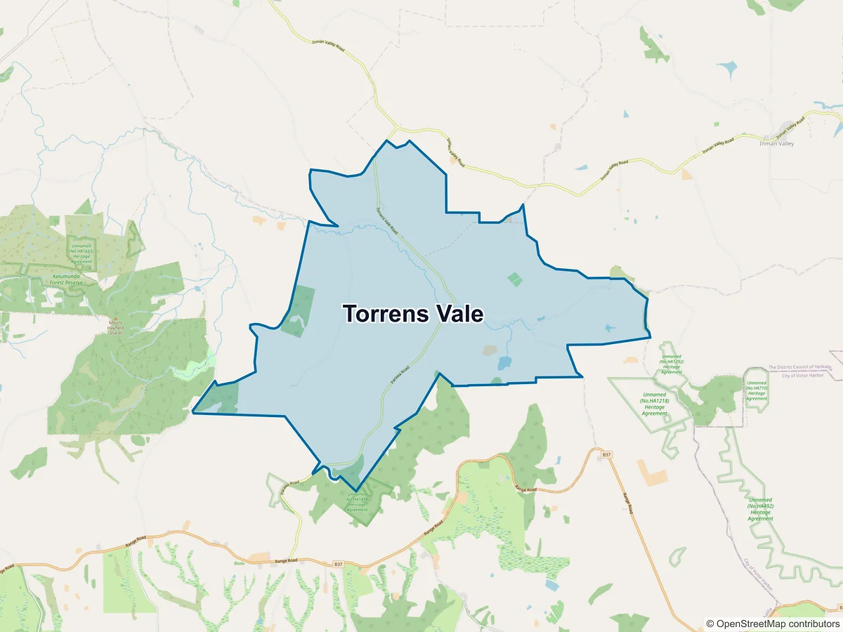 Map of Torrens Vale, SA, Australia