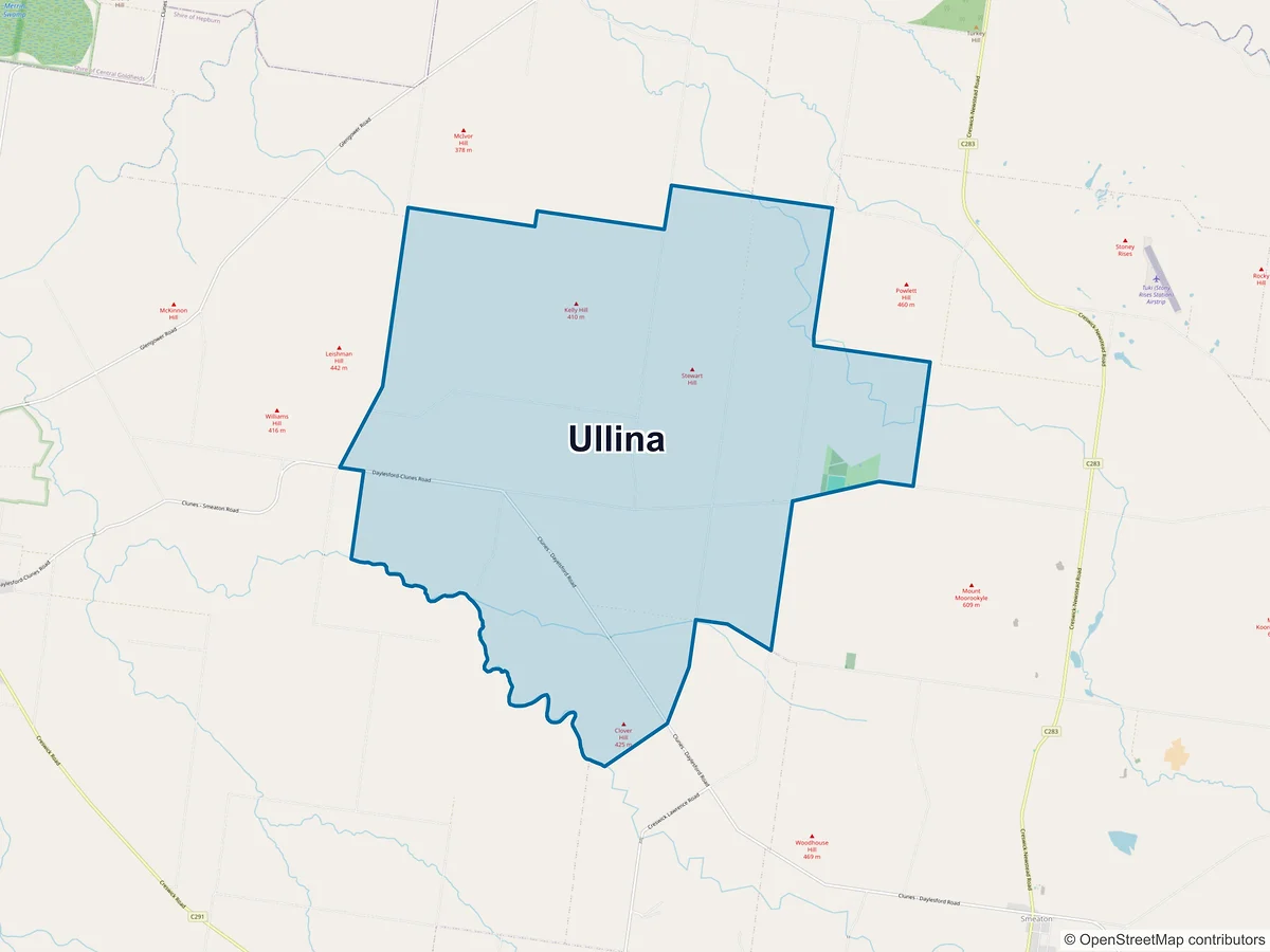 Map of Ullina, VIC, Australia