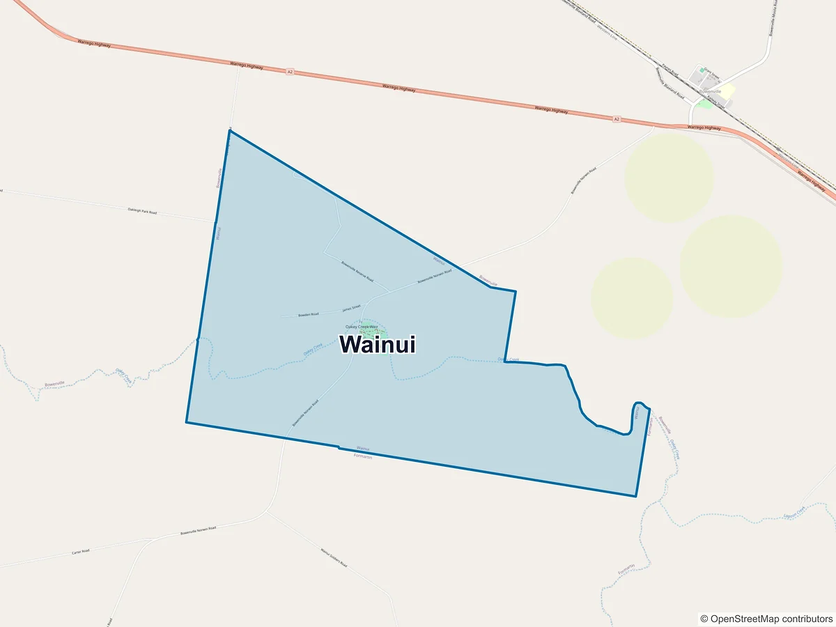 Map of Wainui, QLD, Australia