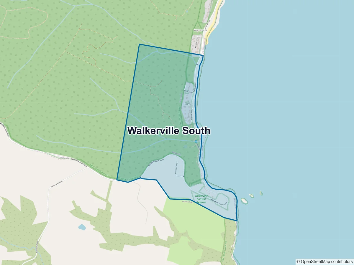 Map of Walkerville South, VIC, Australia