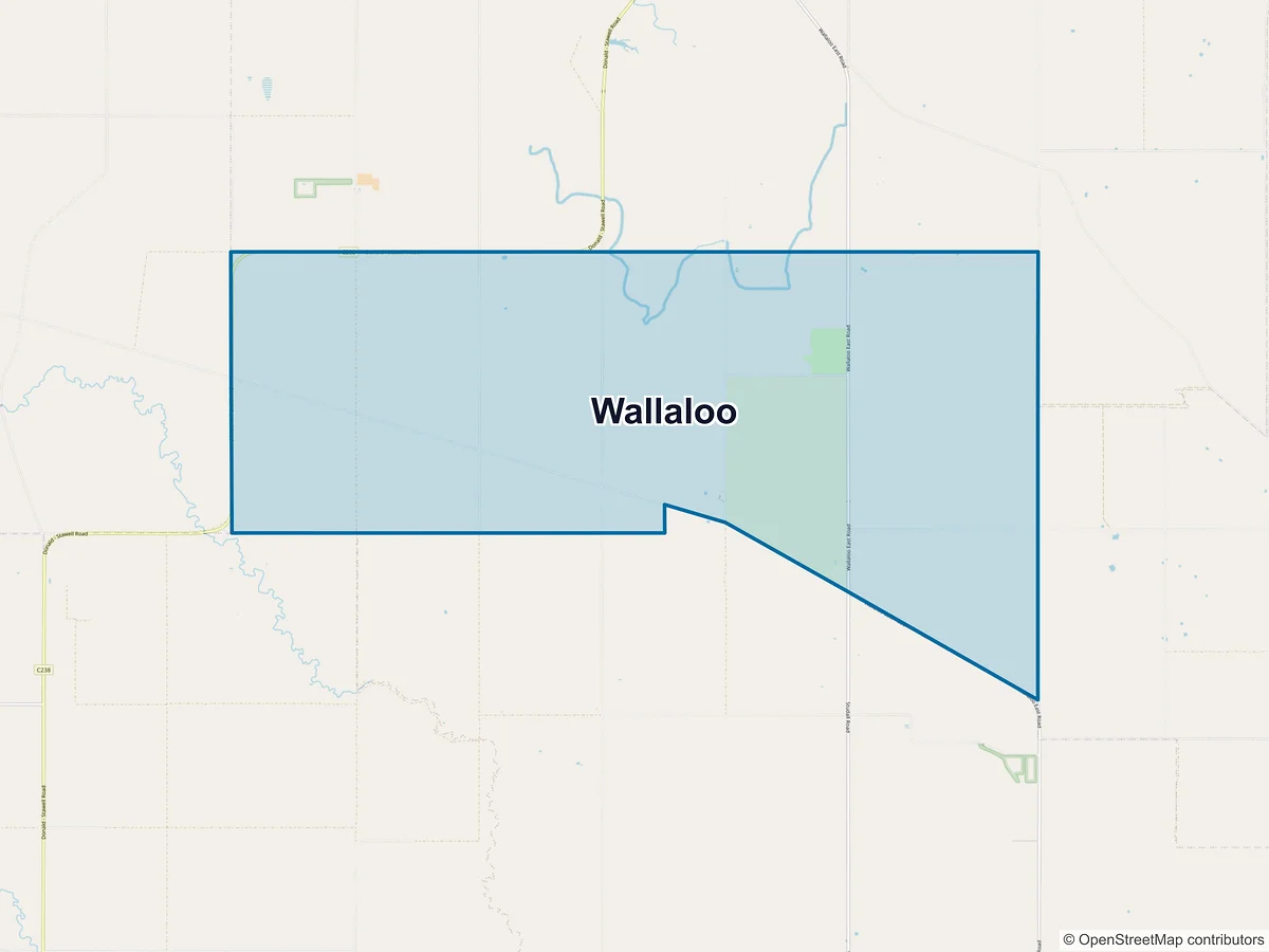 Map of Wallaloo, VIC, Australia