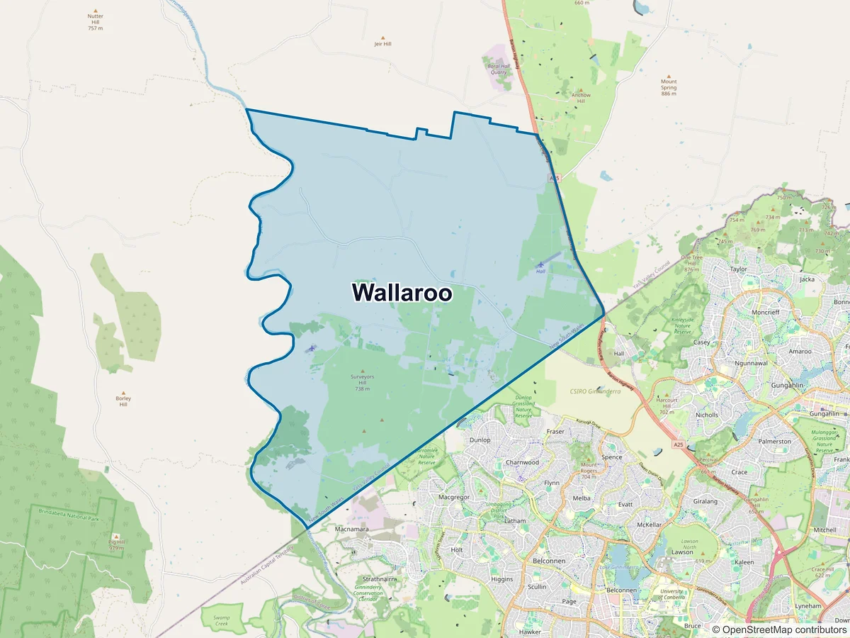 Map of Wallaroo, NSW, Australia