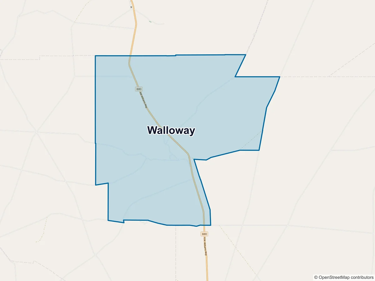 Map of Walloway, SA, Australia