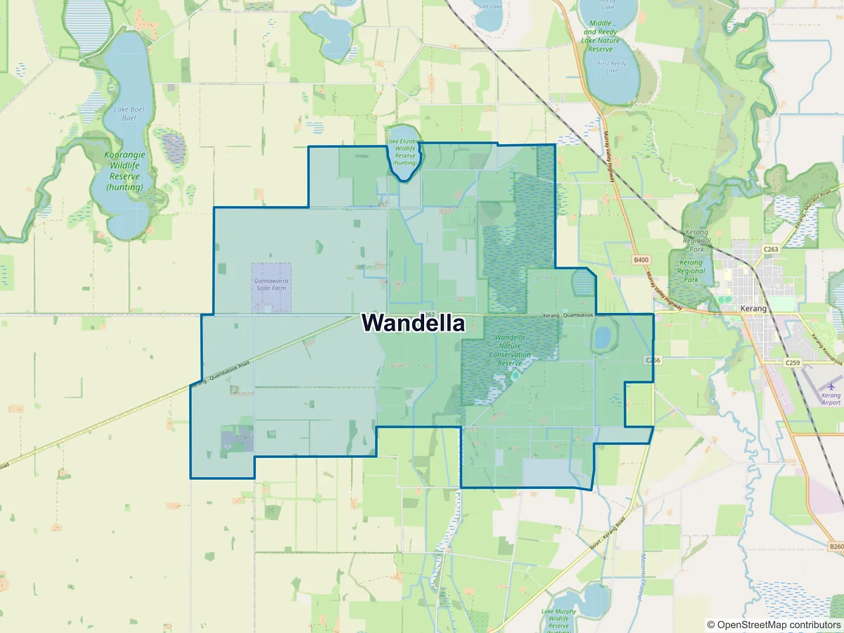 Map of Wandella, VIC, Australia
