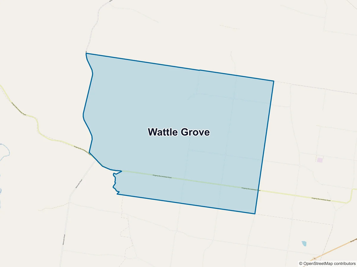 Map of Wattle Grove, QLD, Australia