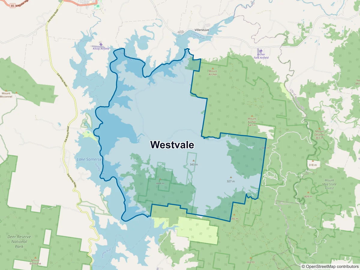 Map of Westvale, QLD, Australia