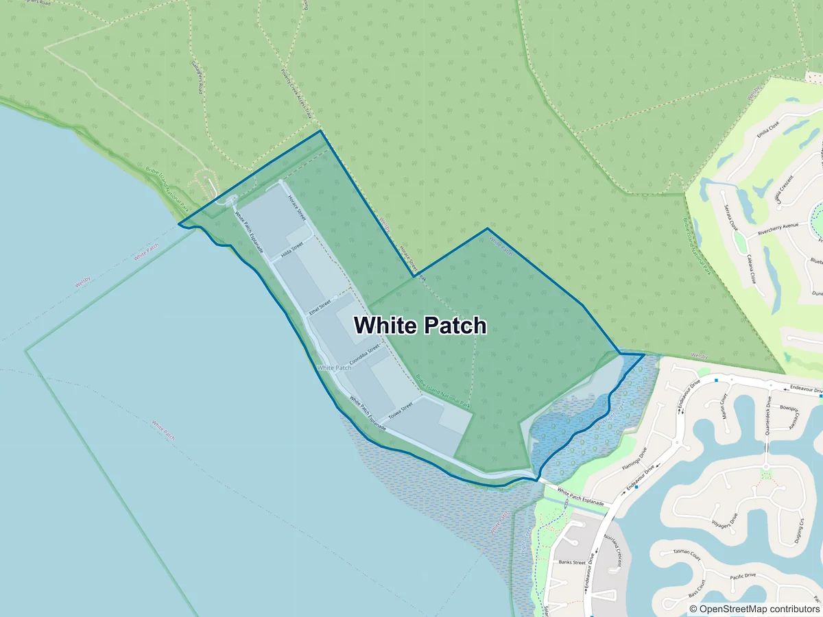 Map of White Patch, QLD, Australia