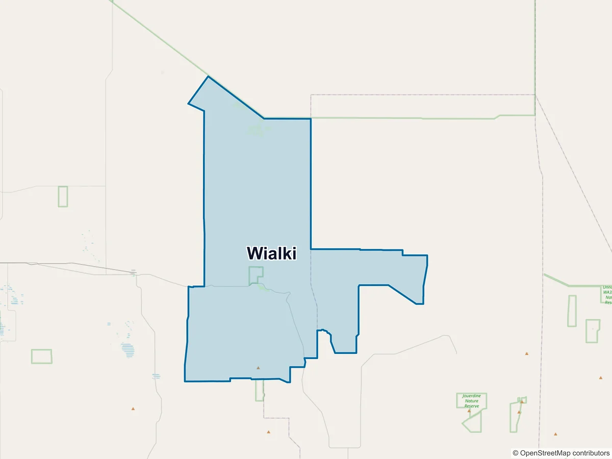 Map of Wialki, WA, Australia