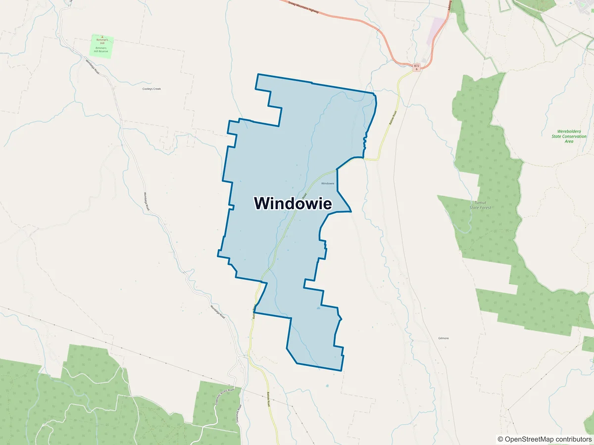 Map of Windowie, NSW, Australia