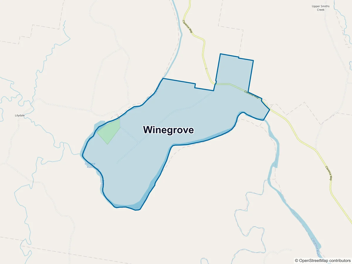 Map of Winegrove, NSW, Australia