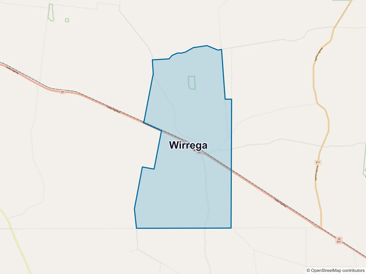 Map of Wirrega, SA, Australia