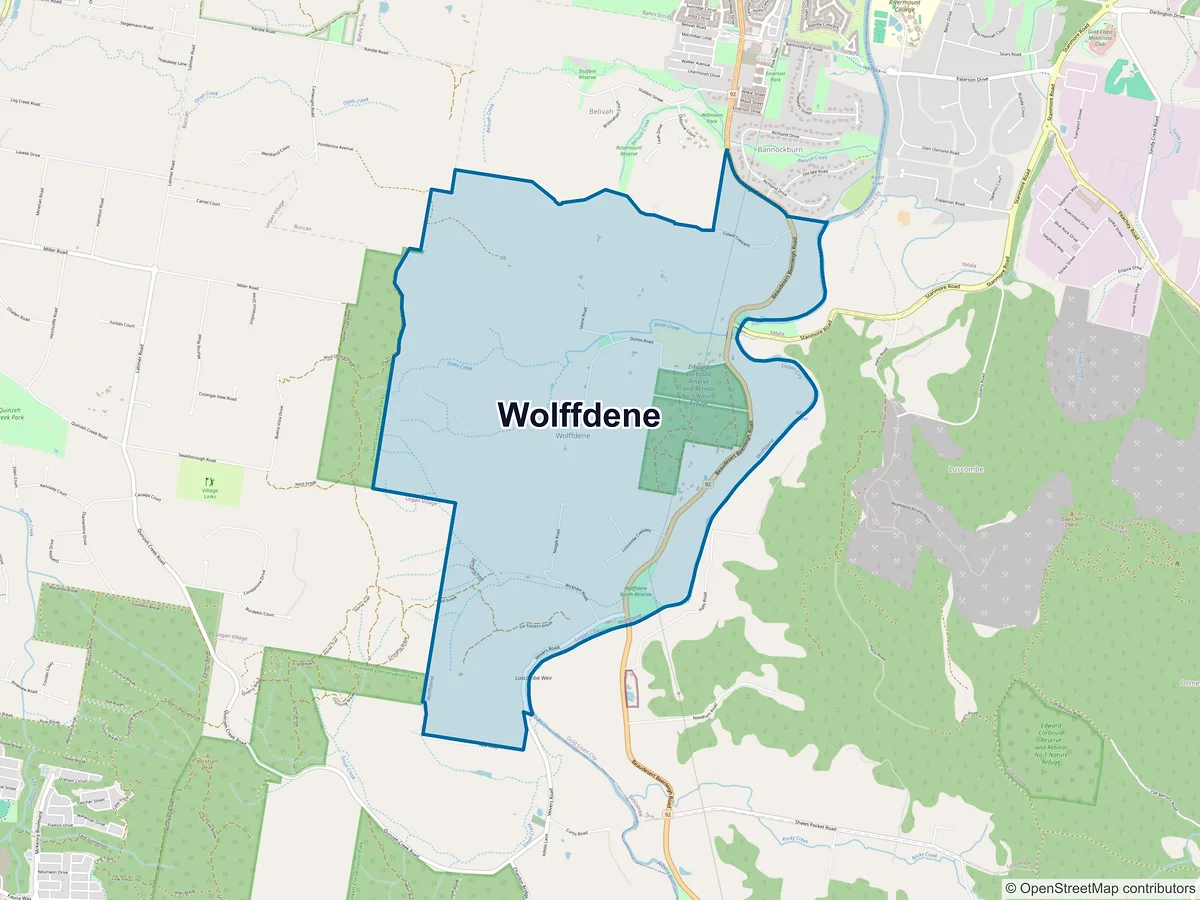 Map of Wolffdene, QLD, Australia