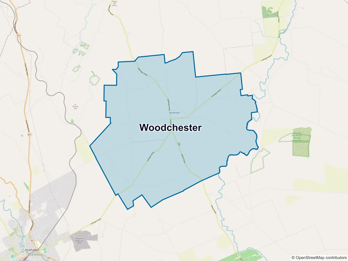 Map of Woodchester, SA, Australia