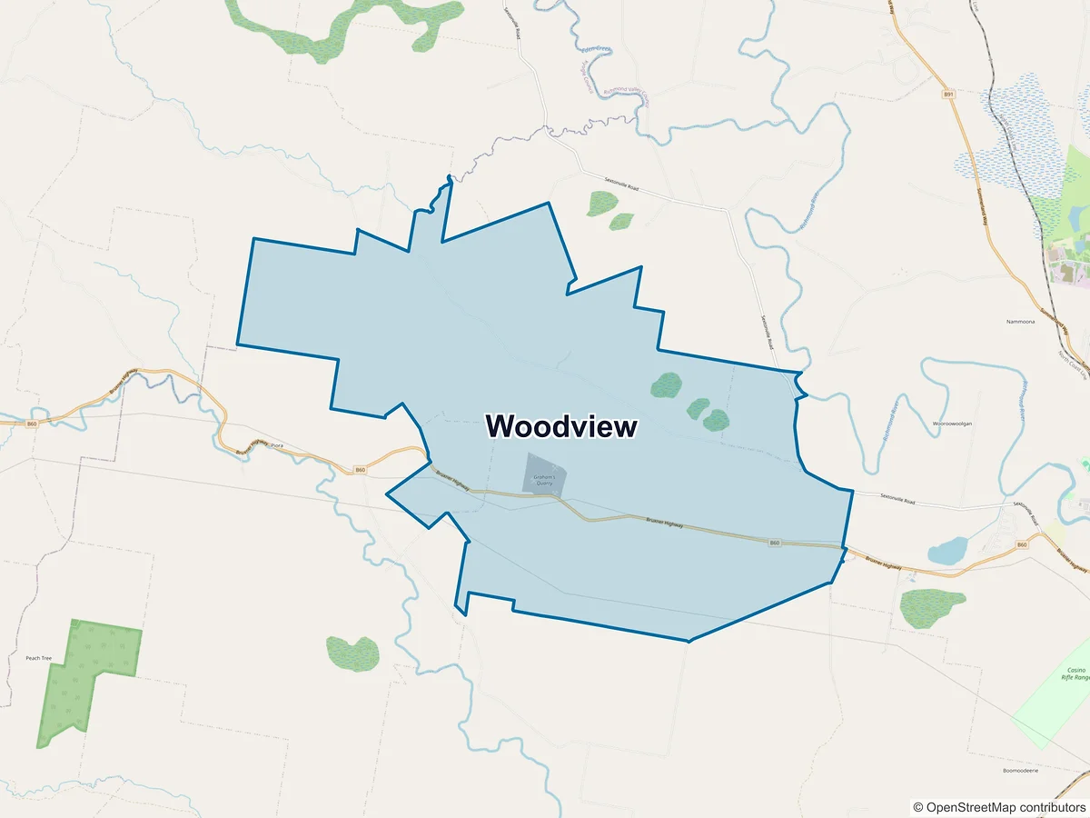 Map of Woodview, NSW, Australia