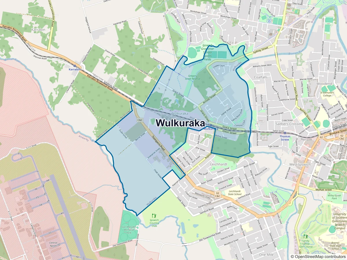 Map of Wulkuraka, QLD, Australia