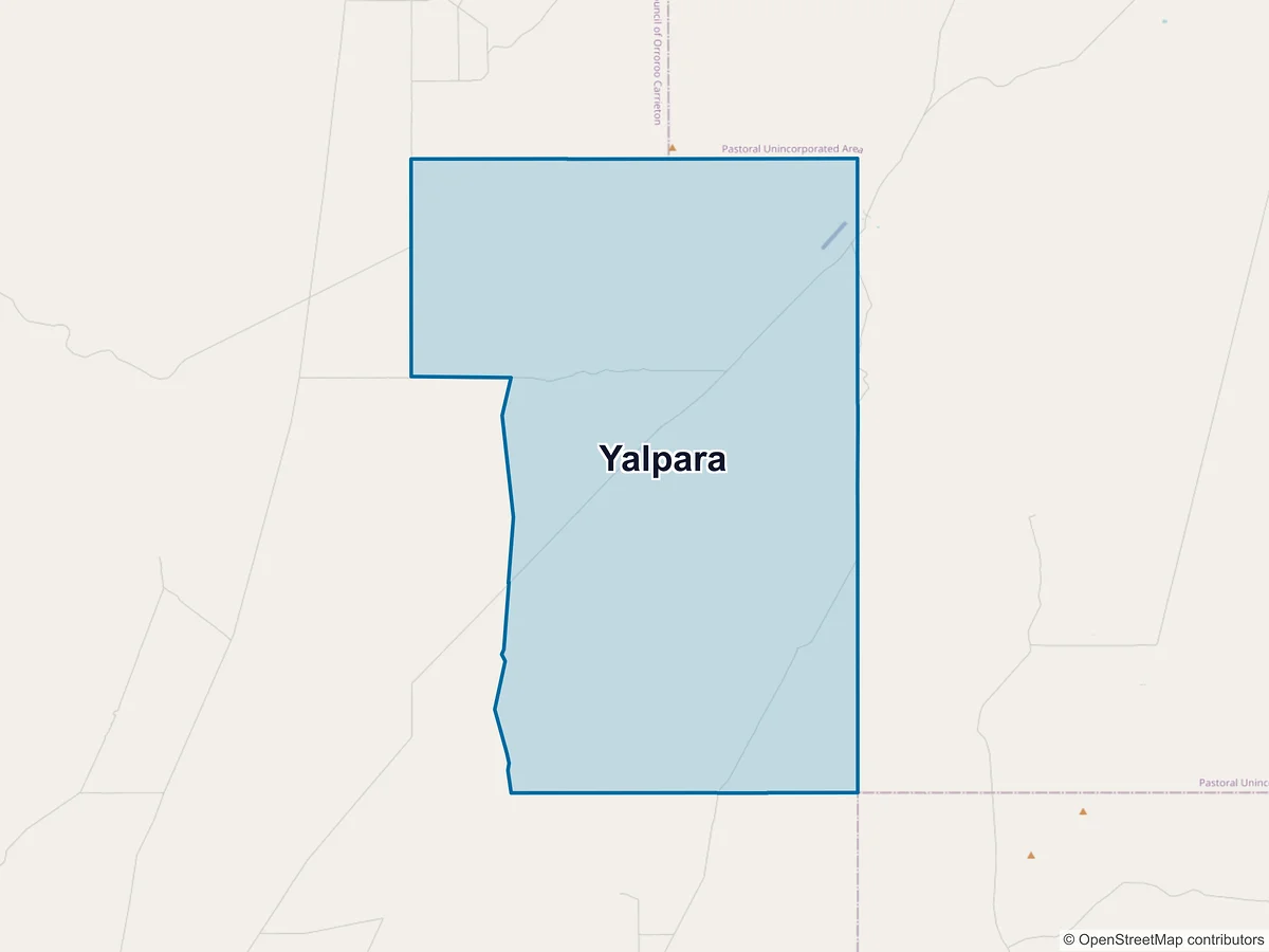 Map of Yalpara, SA, Australia