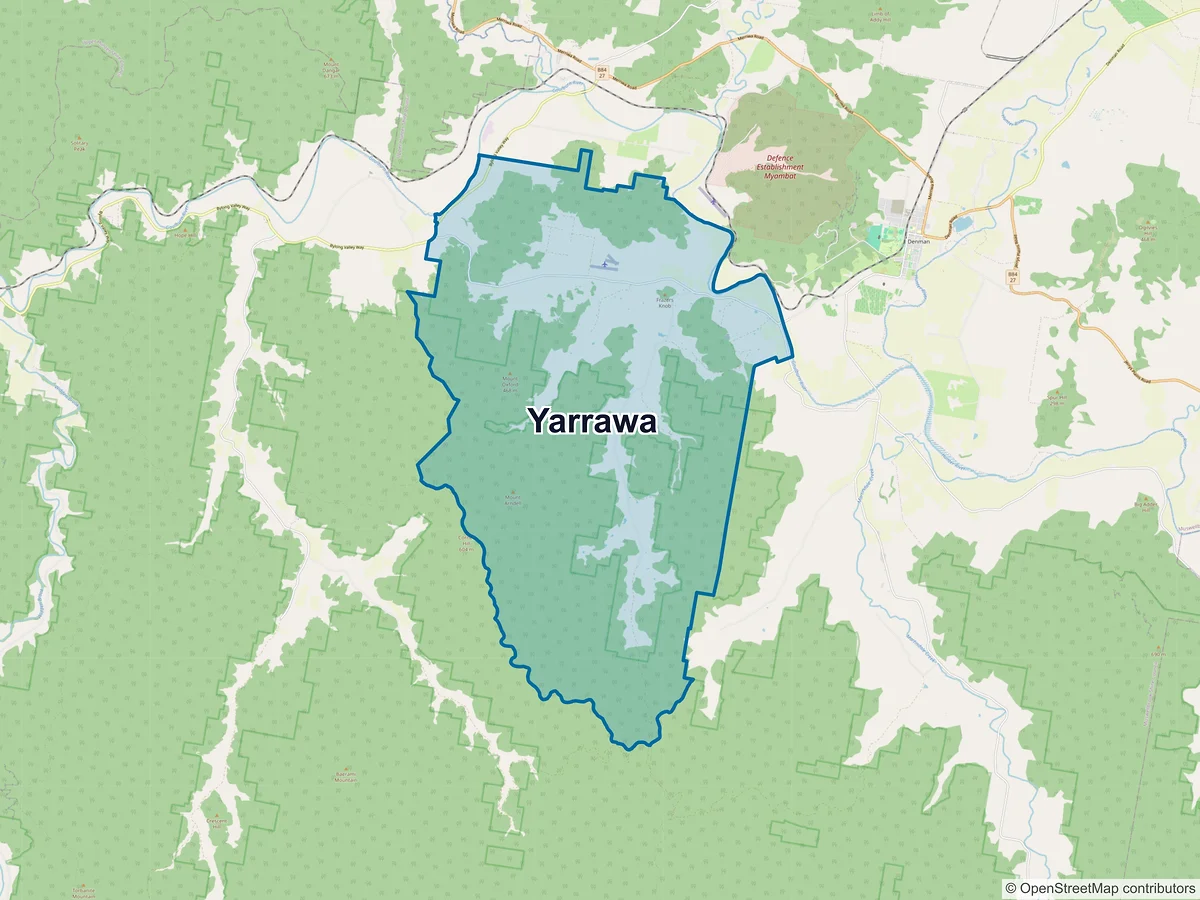 Map of Yarrawa, NSW, Australia