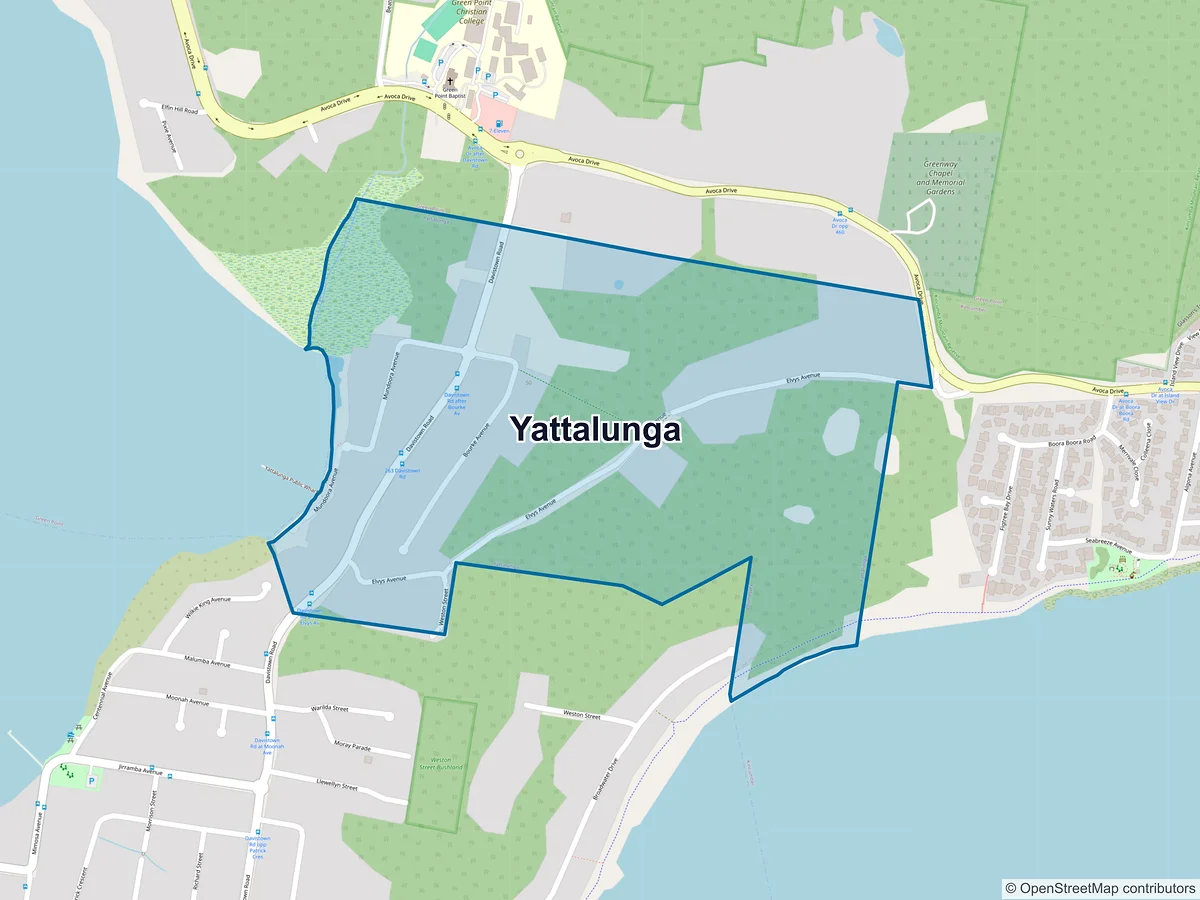 Map of Yattalunga, NSW, Australia
