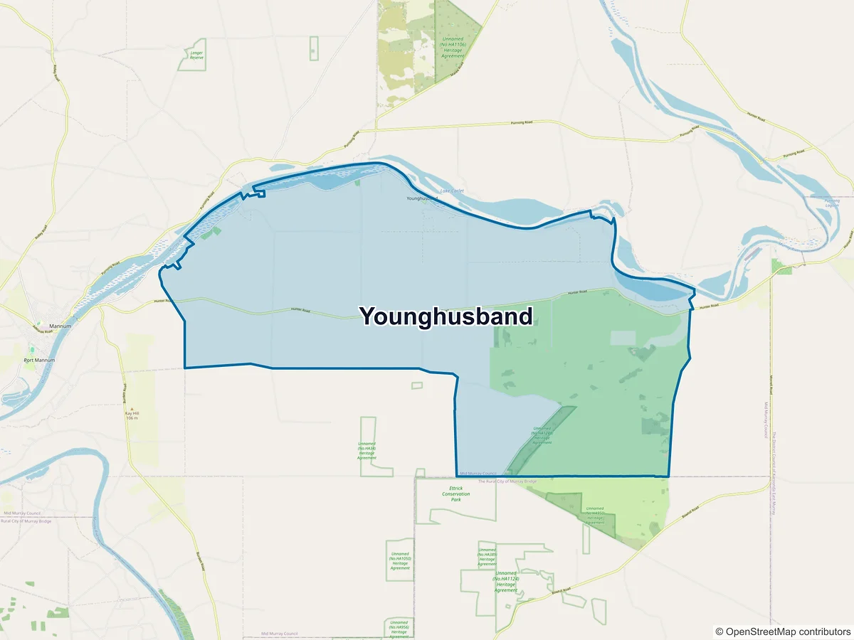 Map of Younghusband, SA, Australia