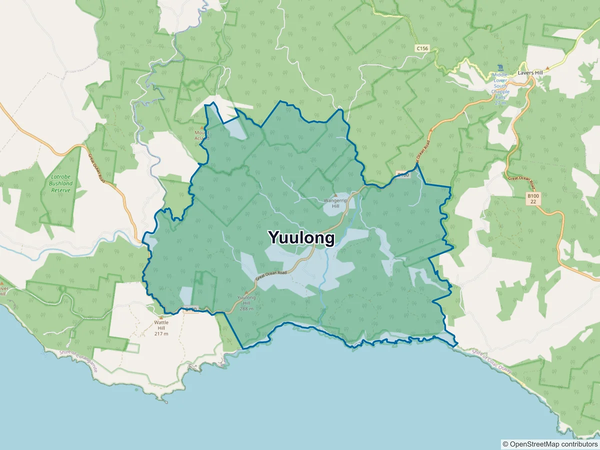 Map of Yuulong, VIC, Australia